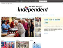 Tablet Screenshot of gallupindependent.com